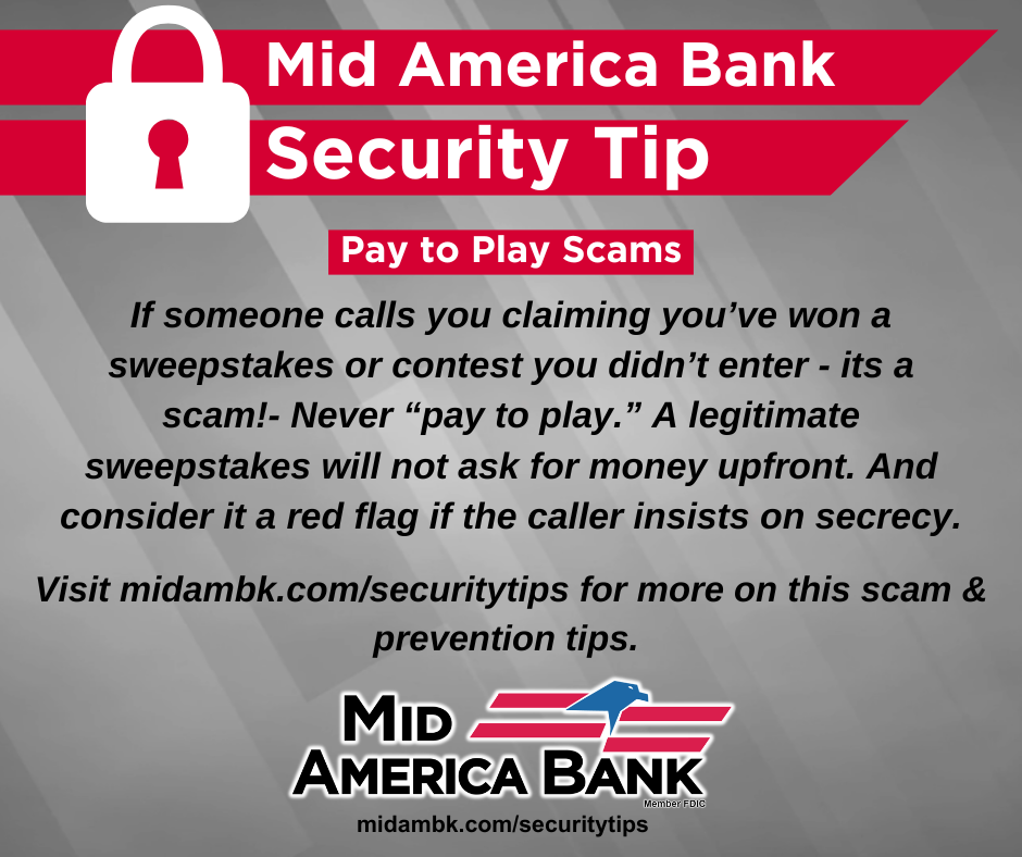 security tips - pay to play